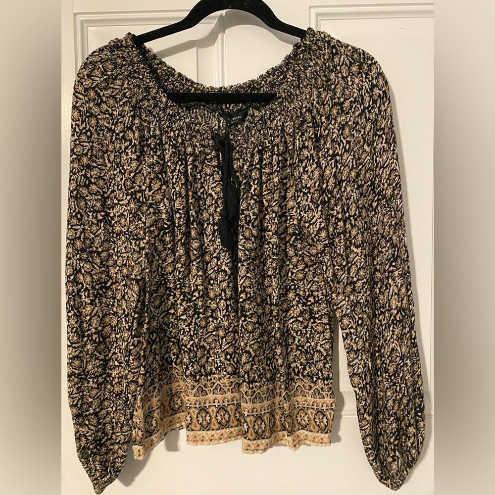 🍀Lucky Brand Long Sleeve Blouse